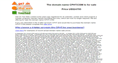 Desktop Screenshot of cpht.com